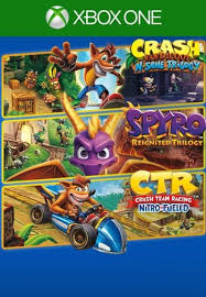 crash + spyro triple play bundle Xbox