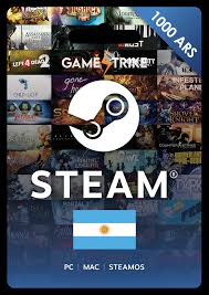 Steam Gift Card 1000 ARS